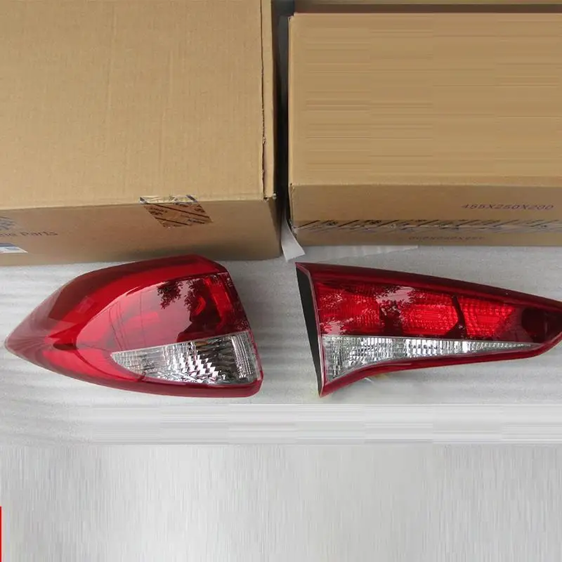Лампа для автомобилей для бега Luces Neblineros Para авто Drl Светодиодный Боковой указатель поворота Cob задние Автомобильные фары в сборе 15 для hyundai Tucson