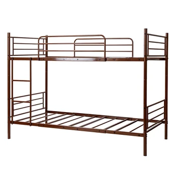 

Bunk Bed Steel Seismic Bunk Bed Metal Guardrail Twin bed Save Space Student Dormitory Bed