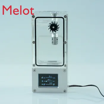 

Computer Water Cooling Intelligent Water Tank Hall Flow Velocity RGB Control Porous Position Installation DIY Hot Selling