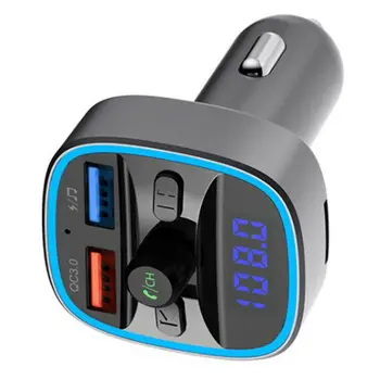 

AUX Bluetooth 5.0 Bluetooth FM Transmitter Vehicle Universal Best Selling Professional