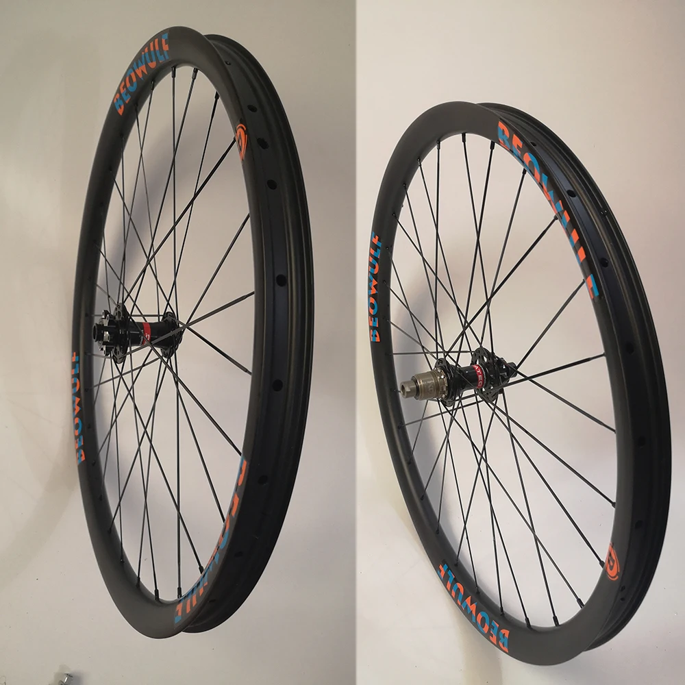 29er 35 мм карбоновые колеса MTB clincher набор бескамерных колес для горного велосипеда 6 болтов дисковый пробойник супер светильник Hookless BOOST HUB