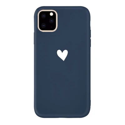SAA131 Чехол с сердечком для iphone 11 Pro Max, милый чехол для телефона для iphone 6, 6 S, 7, 8 Plus, 7 S, X, XS, чехлы для Max XR, карамельный цвет, мягкий ТПУ - Цвет: SAA131
