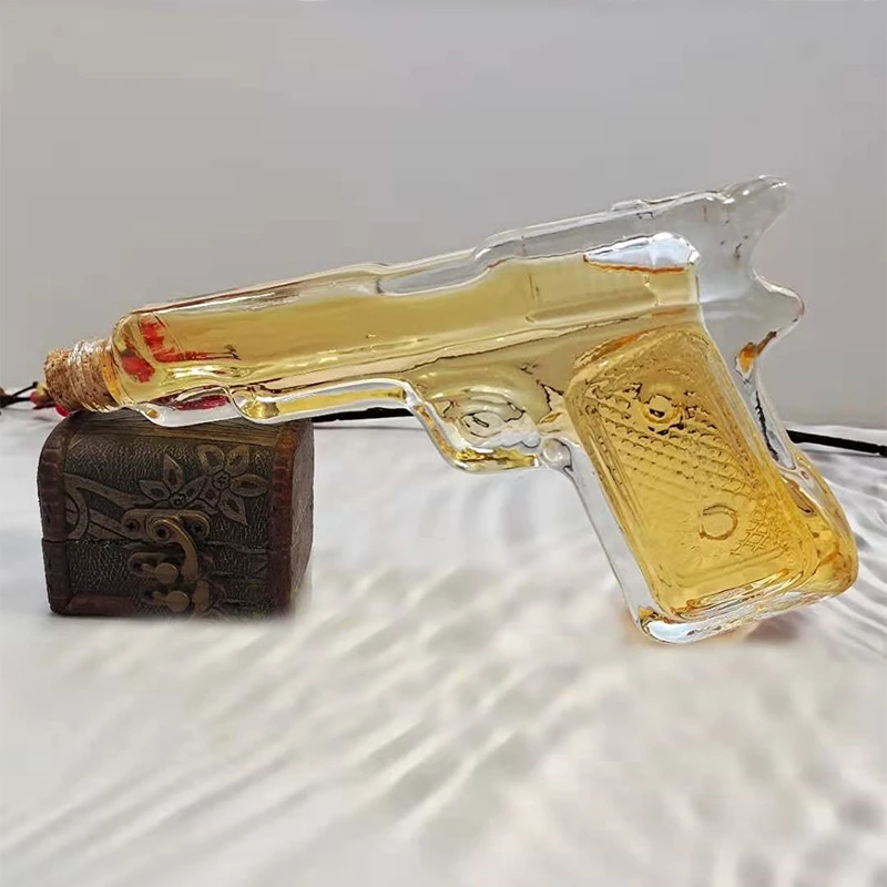 Gun Type Decanter Pistolshaped Bottle Drink Set Whiskey Gun Type
