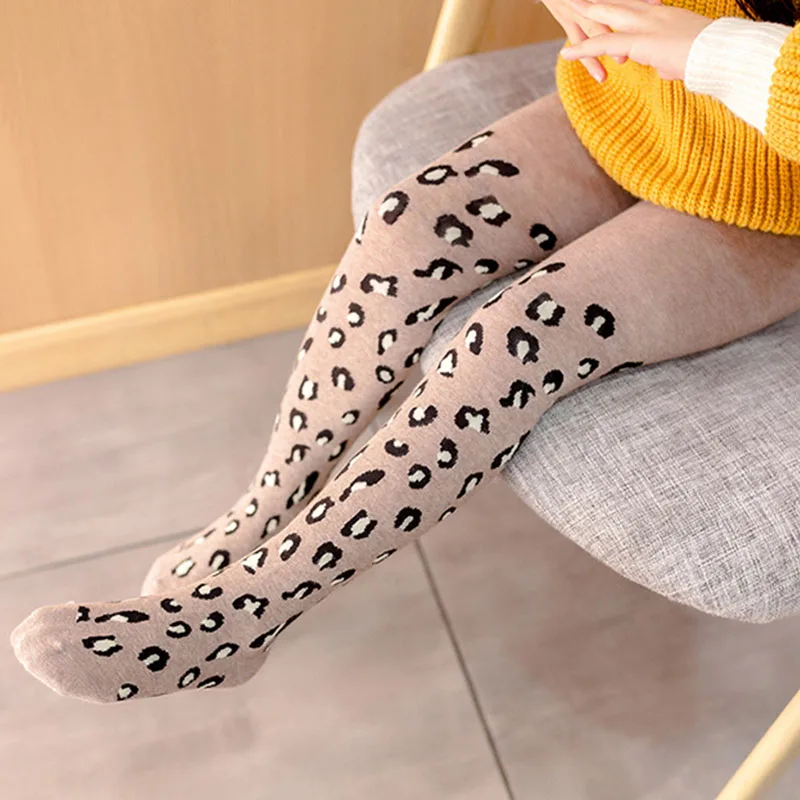 Baby Tights Print Pantyhose for Children Baby Girls Tights Knitted Cotton Toddler Stockings Girl Winter Clothes Kids Tights