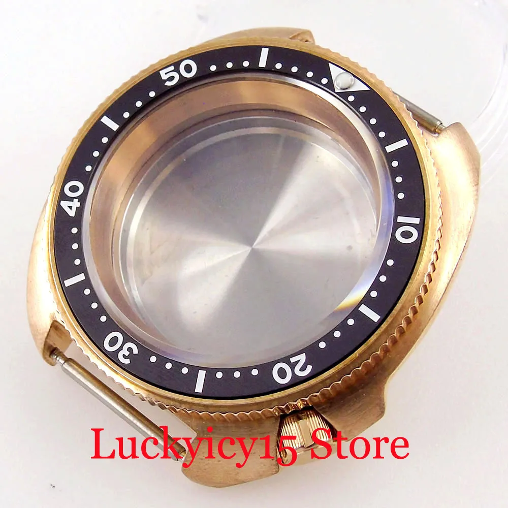 

fit NH35A NH36A SKX007 Real Cusn8 Bronze Diver Watch Case Sapphire Crystal Rotating Bezel Ceramic Insert