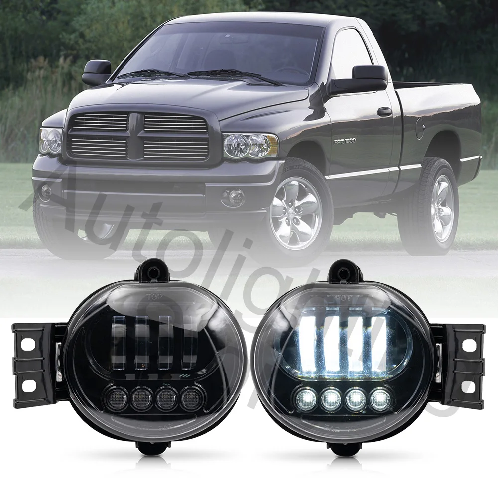 Светодиодные противотуманные фары для Dodge RAM 1500 2500 3500 03-08 Durango 04-06 2 шт. | Автомобили
