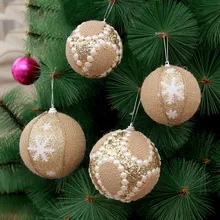 Ёлочные шары для украшения для рождественской елки на праздник 8/10 см Счастливого Рождества год украшения