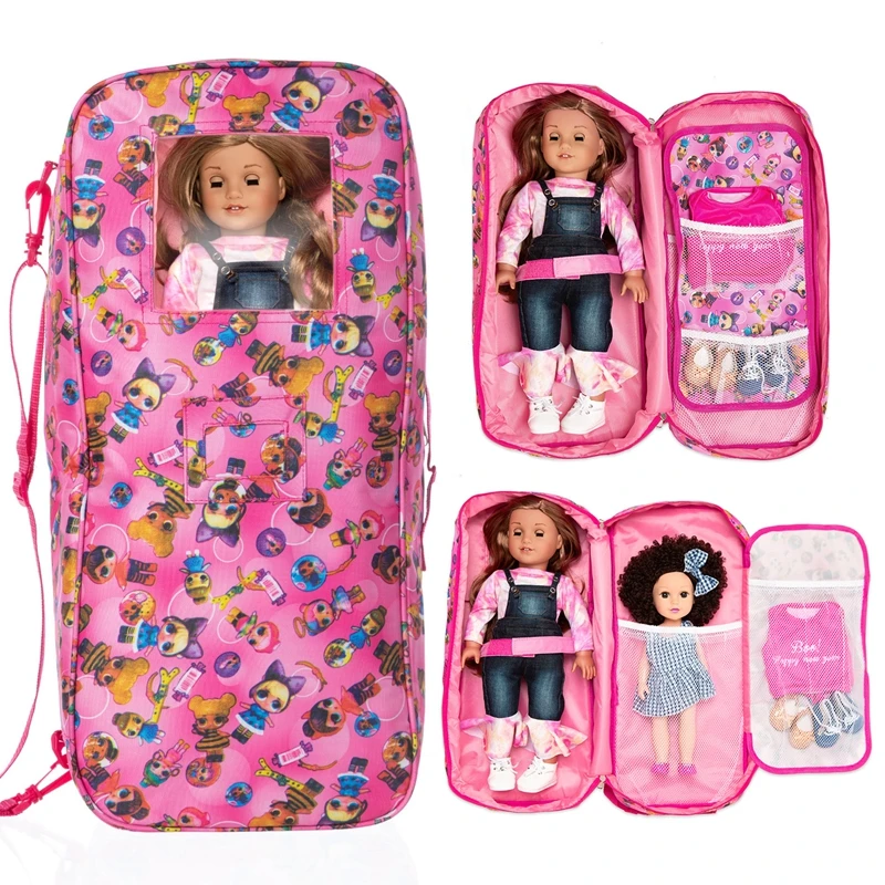 Outgoing Packets Dolls Carrier For 45cm American Girl Doll 18 Inch
