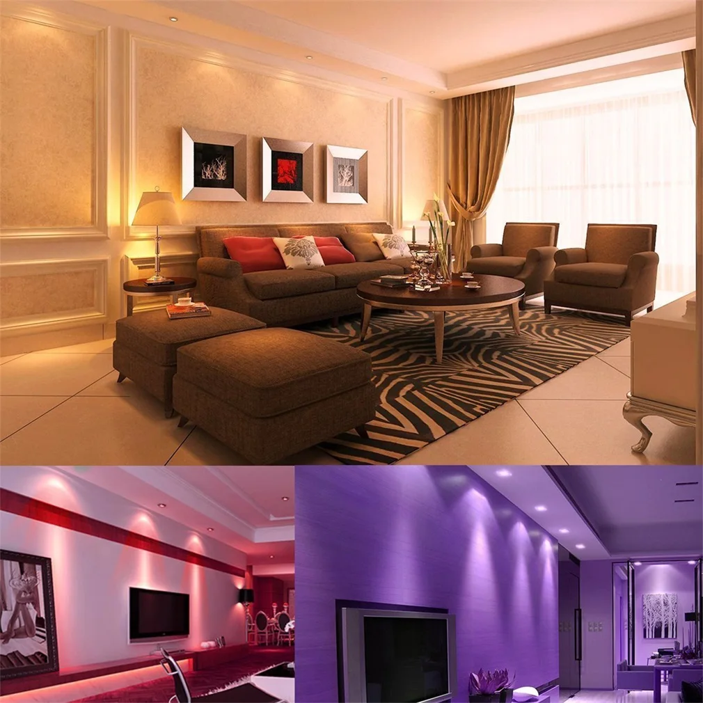 Aluminum Alloy Lightweight Mini E27 RGB LED Lamp 3W AC85V-265V LED Spotlight Bulb+ IR Remote Control 16 Colors Change