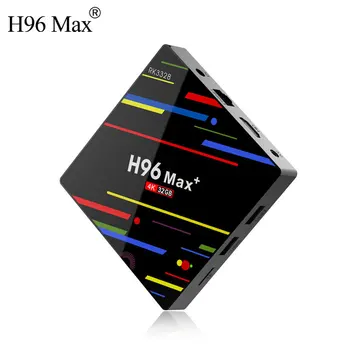 

H96 MAX Plus Android 8.1 4g 32g 64g Set Top Box 4 k Ultra HD H.265 Smart TV Box USB 3.0 Double Wifi 2.4/5.0ghz Media Player