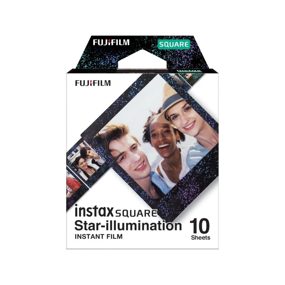 Fujifilm Colorfilm Instax Square Film Star-illumination 10 Sheets for SQ6 / SQ10 SQ20 16633495 camera photo album fun saver polaroid cassettes