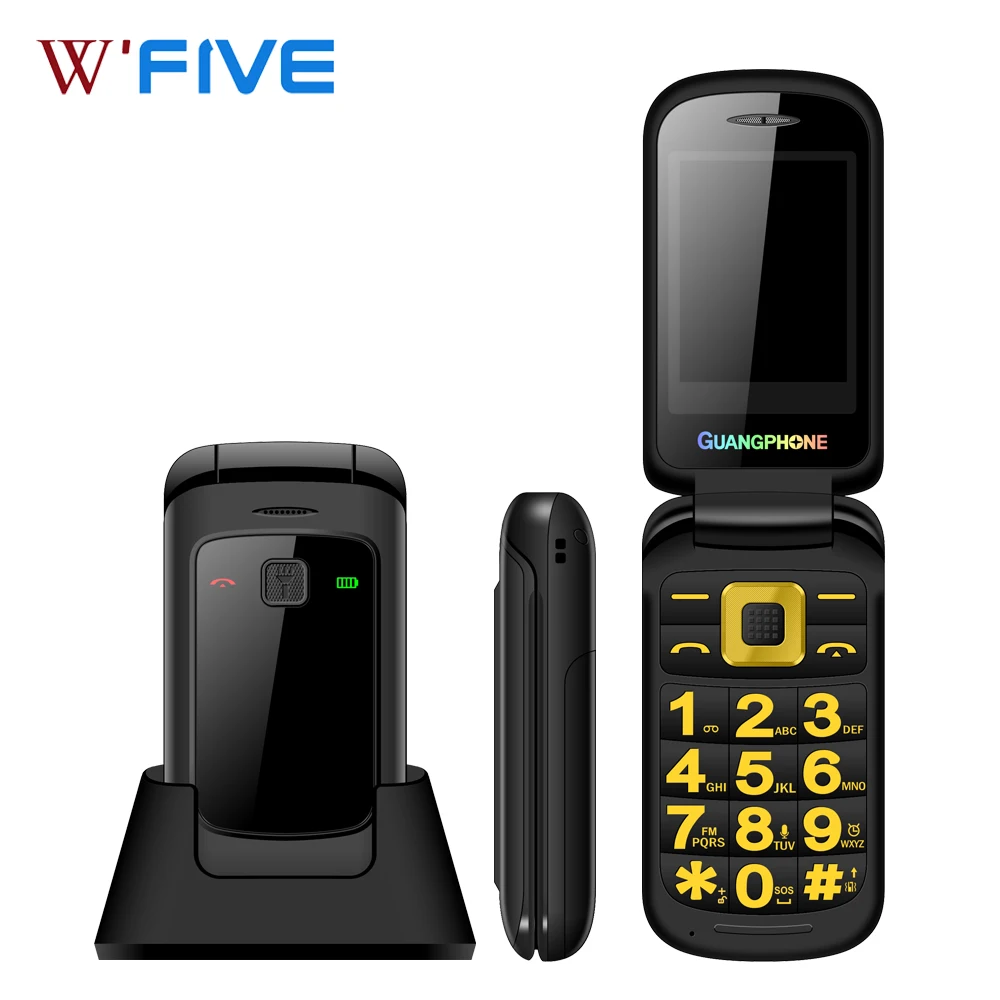 Оригинальный телефон L136 Сенсорный циферблат SOS Magic Voice Bluetooth фонарик Док станция