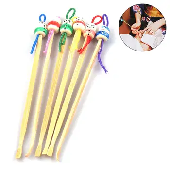 

5/10Pcs Bamboo Cute Doll Earpicks Ear Wax Remover Cleaner Health Care Tools Ear Spoon Earpick Set Ear Cleaning Tools