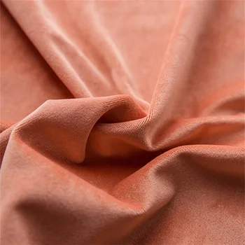 

Royal Home Decoration Luxury Velvet Blackout Ccurtains Soild Silk Flannel Fabric Custom Hotel Window Treament Drapes AG559#4