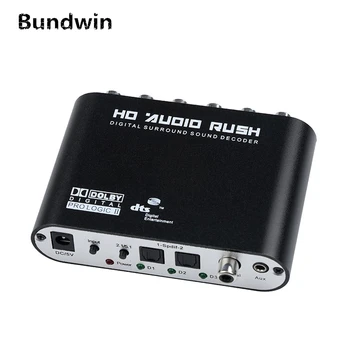 

Digital 5.1 EU Audio Decoder SPDIF Coaxial to RCA DTS AC3 Optical Digital to 5.1 Amplifier Analog Converter