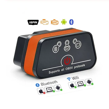 

ELM327 Bluetooth Scanner Wifi Auto Diagnostic Scanner suitable for OBD2 for Android/PC/IOS Code Reader