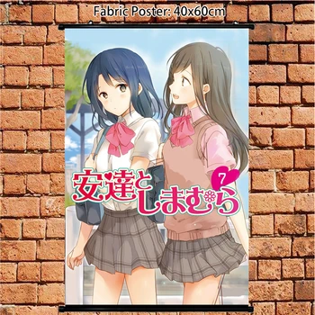 

Anime Poster Adachi to Shimamura Hougetsu Shimamura Wall Scroll Home Decor 60cm Art Prints Room Home Decoration