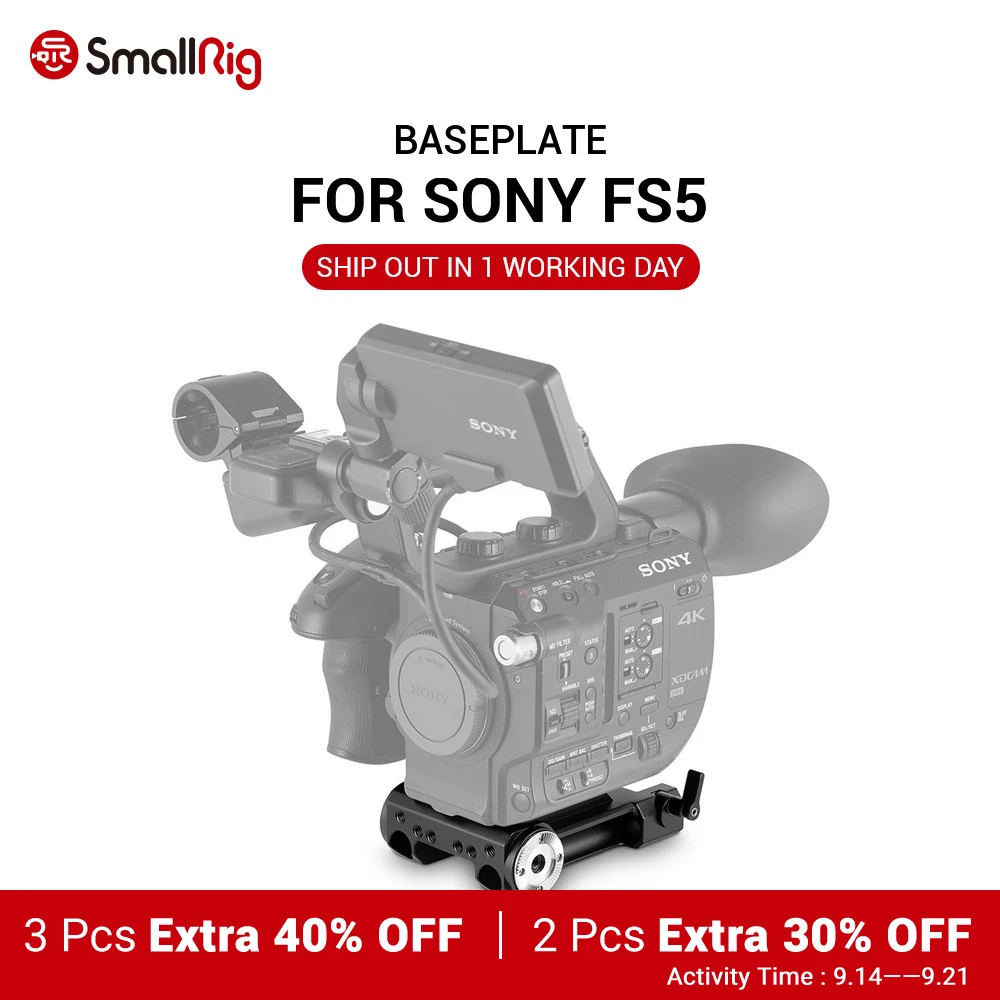 Smallrigベースプレートarriとロゼット用fs5カメラ1827 Tripod Monopods Aliexpress