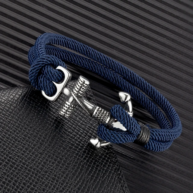 61 Popular Men's Bracelets Trending this Summer | Leather anchor bracelet,  Cool mens bracelets, Bracelets for men