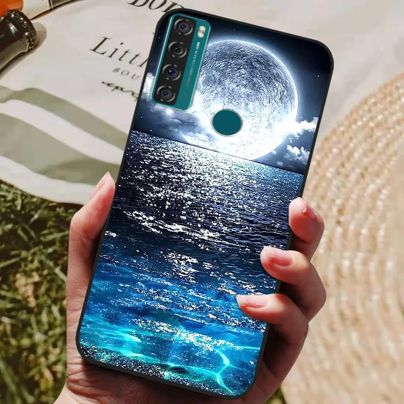 For TCL 20 SE Case Soft Silicone Phone Back Cover For TCL 20 SE TCL20SE TCL20 20SE Cases Coque for TCL 20SE  Fundas bumper Shell designer phone pouch Cases & Covers