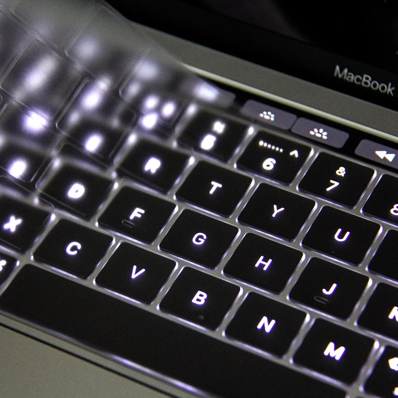 ТПУ Прозрачный Клавиатура кожного покрова для Macbook Air 13 A2179 Pro Retina 3 15 16 дюймов 2020 A2338