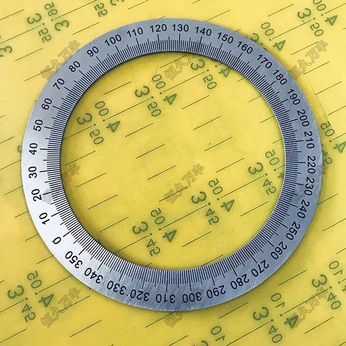 

Outer Diameter: 120mm Scale Stainless Steel Scale Round Scale 360 Degree Scale Laboratory Equipment 120x90 # 1