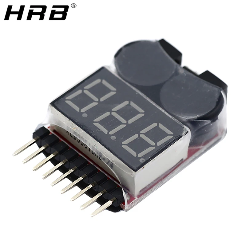 Индикатор сигнализации HotRC 1S 8S 3 7 в низкое напряжение детали 2 1|rc battery|low voltage buzzerlow