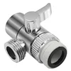 Water Tap Connector Switch Faucet Adapter Kitchen Sink Splitter Diverter Valve For Toilet Shower Bathoom ColdHot Water Separator 6