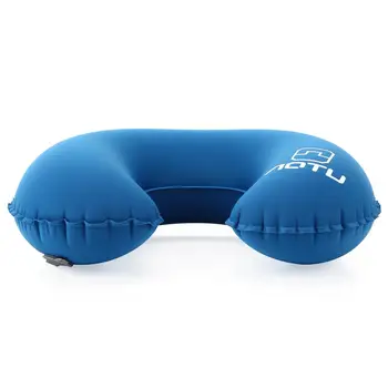 

U-Shape Ultralight Air Inflatable Neck Pillow Travel Pillow Portable Compact Comfortable for Airplane Office Beach Car Camping