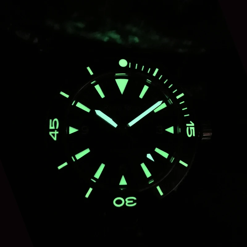 Cronos 300 Diver Men Watch Sandwich Dial Automatic NH35 200M Water