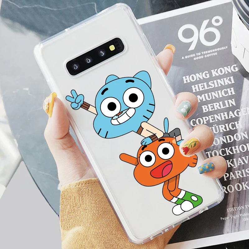 Аниме ТВ удивительный мир gumbills мягкий прозрачный ТПУ чехол для телефона samsung S6 S7