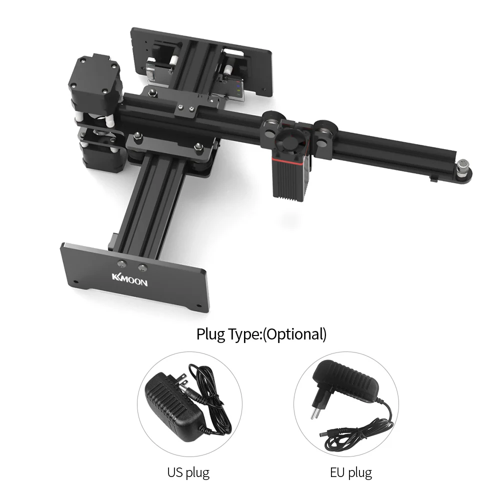 KKmoon 20000mW DIY настольный лазерный гравер принтер портативный гравировальный резной станок мини резчик для гравировки по металлу и дереву