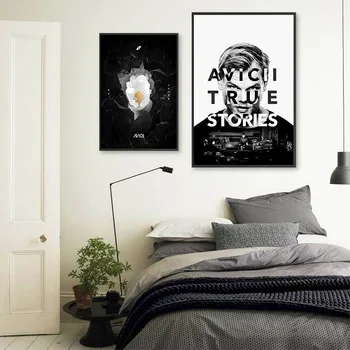

DJ Music Star Avicii Poster EDM Avichi European and American Fashion Abstract Living Room Canvas Painting pictures posters