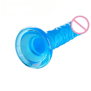 Realistic Beginner Dildo Penis Anal Butt Plug Sex Toy Prostate Massage Masturbator Women Lesbian G-spot Suction Cup Adult Game 4