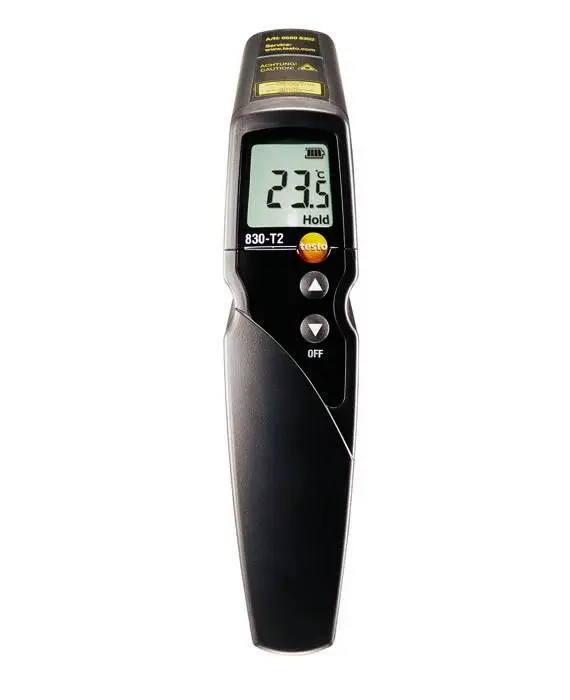 Testo 830-T2 termometro a infrarossi 0560 8312 termometro IR con indicatore  spot di misurazione laser a 2 punti - AliExpress