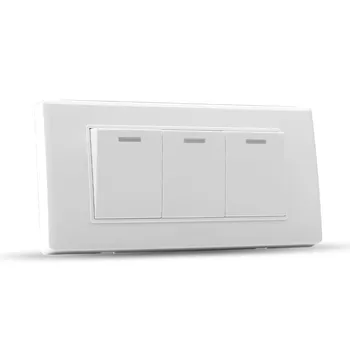 

Switch socket type wall switch panel three open single control new