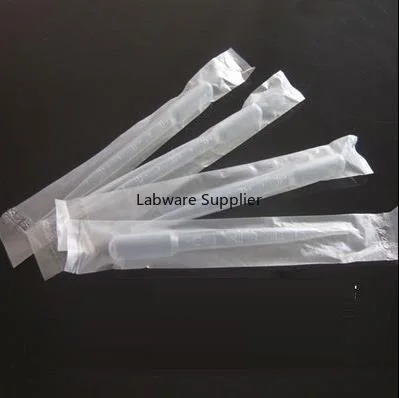 100 шт 1 мл/2 мл/3 мл/5 мл/10 мл Стерильная одноразовая градуированная пластиковая пипетка Пастера независимая бумага-пластиковая упаковка