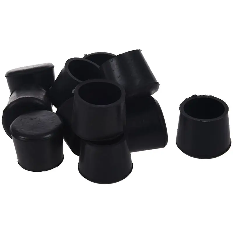 

Rubber Chair Feet Legs Leg Foot Ferrules Ferrule 1 Inch 12 Pcs Black