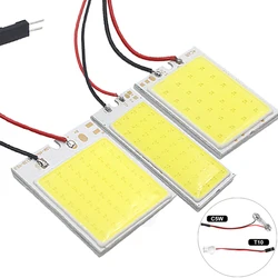 1 pces c5w lâmpada led c10w festão 31mm 36mm 39mm 42mm t10 w5w led luz cob 12v 6500k branco interior do carro cúpula leitura tronco lâmpadas