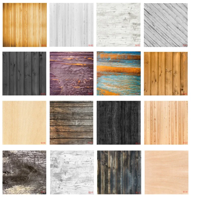 Фон для фотостудии Nitree полосатый деревянный пол Виниловый фон демонстрации