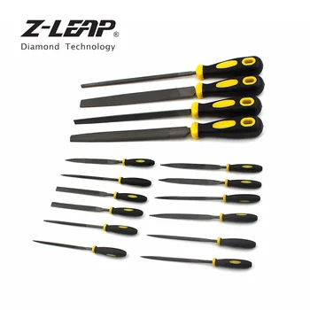 

Z-LEAP 16Pcs File Set needle set kit jeweler wood carving crafts Metal glass stone tool 8”*4 &4”*12