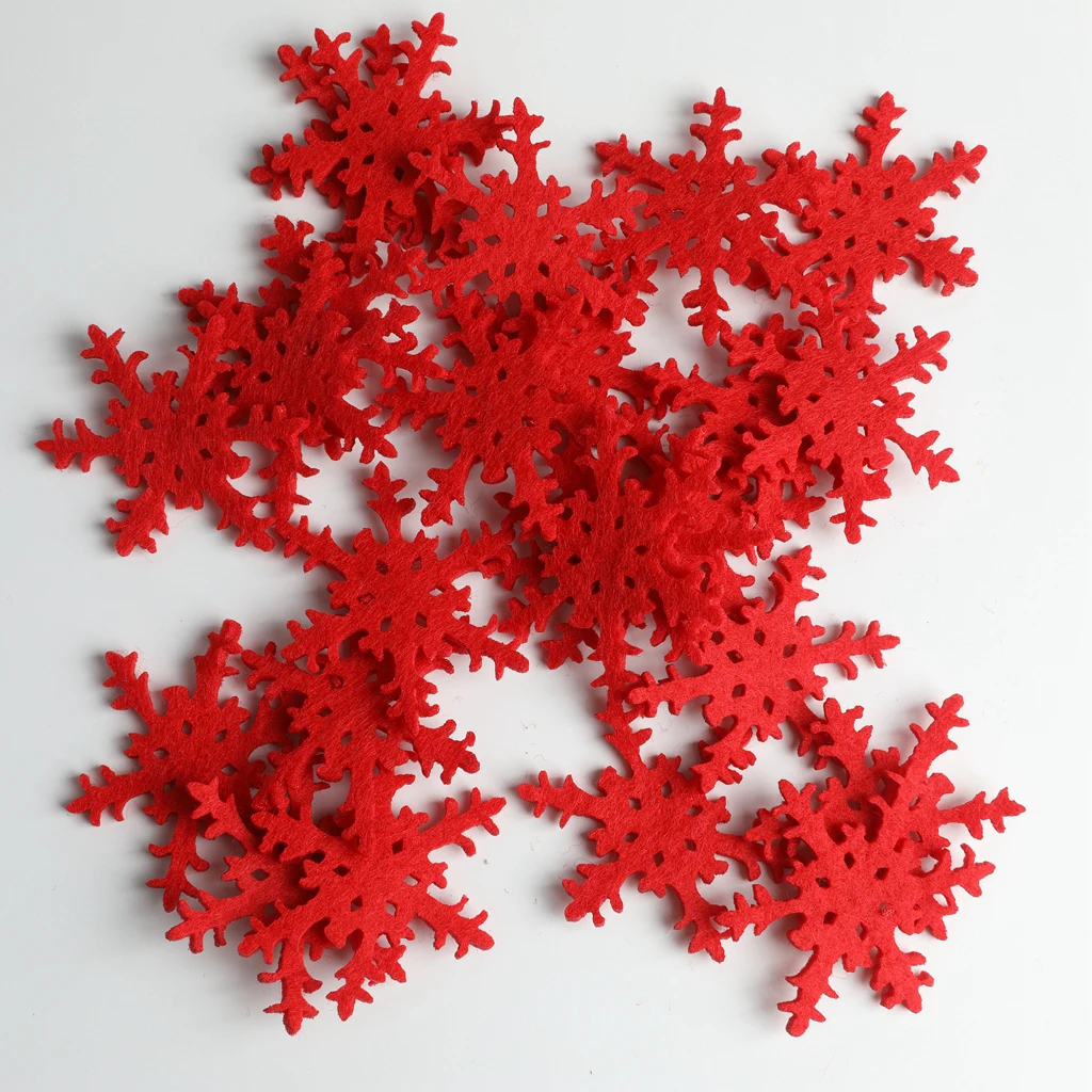 100pcs Lots Xmas Snowflakes Window Clings Sticker Christmas Home Ornaments