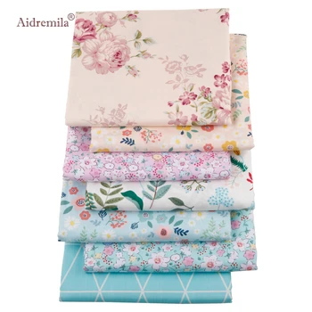 

Flower Series Cotton Cloth Printed Twill Fabric DIY BabySewing Bed Quilt Sheet Pillow,Muppet Toys Material BY Meter Material