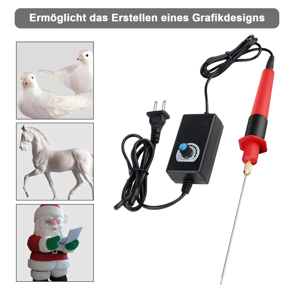 

13cm DIY Foam Cutter Electric Foam Cutting Machine Pen 2mm Adjustable Temperature Electric Pen Styrofoam Cutting Hot Wire Knife