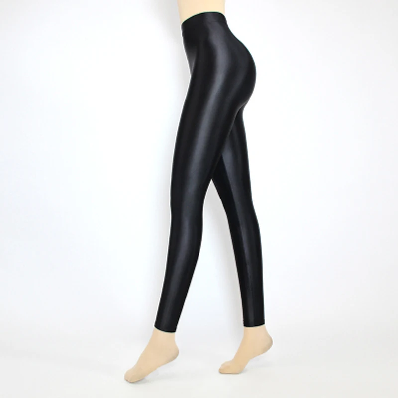 2021 Sexy Glossy Shiny High Waist Yoga Pants Glitter Workout Leggings Sport  Women Fitness High Elastic Woman Pants - AliExpress