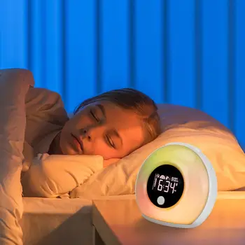 

USB Rechargeable Bluetooth Audio LED Light Dimmable Mini Night Lamp for Bedroom Three Kinds of Dazzling Color Lamp Effect