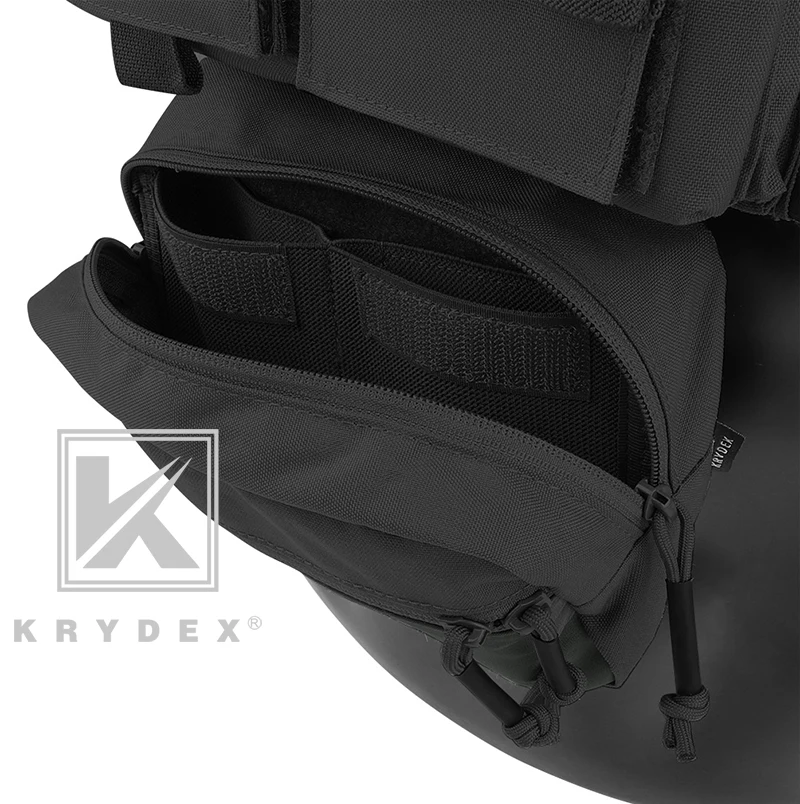 KRYDEX черный MK3 Тактический нагрудный мини-жилет Spiritus Airsoft охотничий жилет Ranger Военный Тактический Перевозчик жилет с подсумок