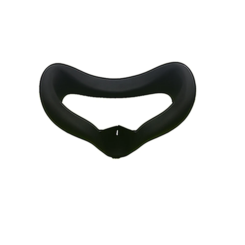 VR очки маска для глаз крышка для Oculus Quest VR гарнитура Мягкая силиконовая маска для глаз коврик анти-пот унисекс анти-утечка светильник Блокировка - Цвет: Черный