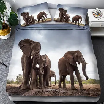 

Fall Elephant Animal Series Bedding Set 3d bedding set california king comforter sets