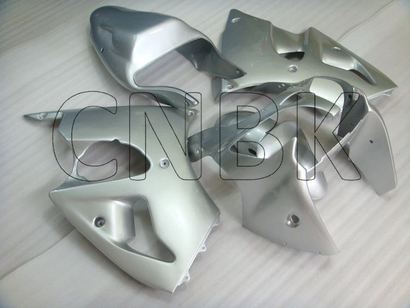 Для 636 ZX-6r 02 Abs обтекатель 636 ZX-6r 00 серебристый обтекателя ZX6r 636 2000-2002 Пластик обтекатели